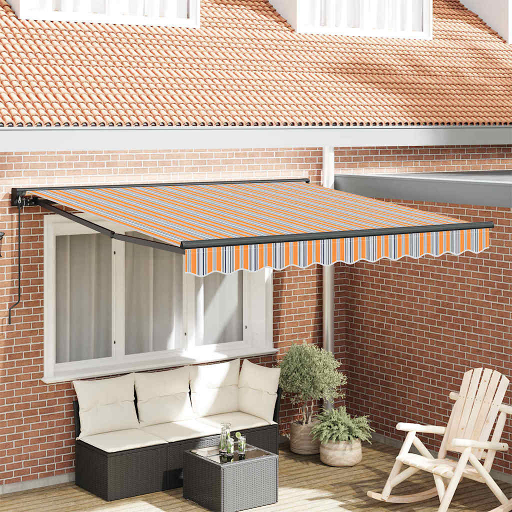 Cortina Retractabilă Dungă Multicolor 350x250 cm țesătură GartenMobel Dekor