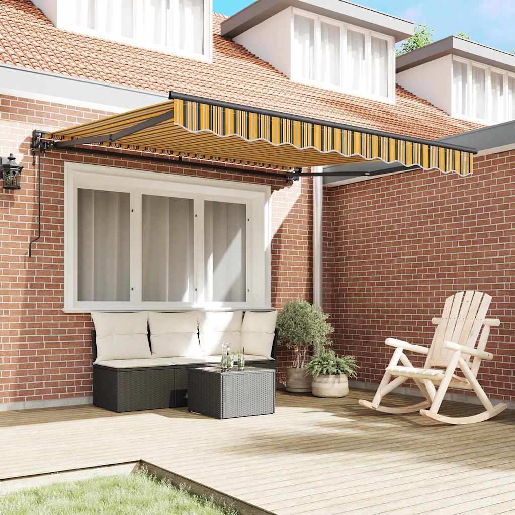Cortina Retractabilă Dungă Multicolor 350x250 cm țesătură GartenMobel Dekor