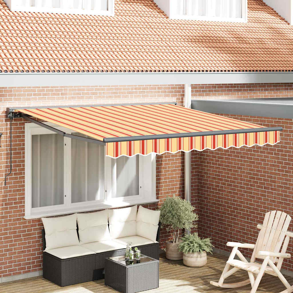 Cortina Retractabilă Galben și portocalie 350x250 cm țesătură GartenMobel Dekor