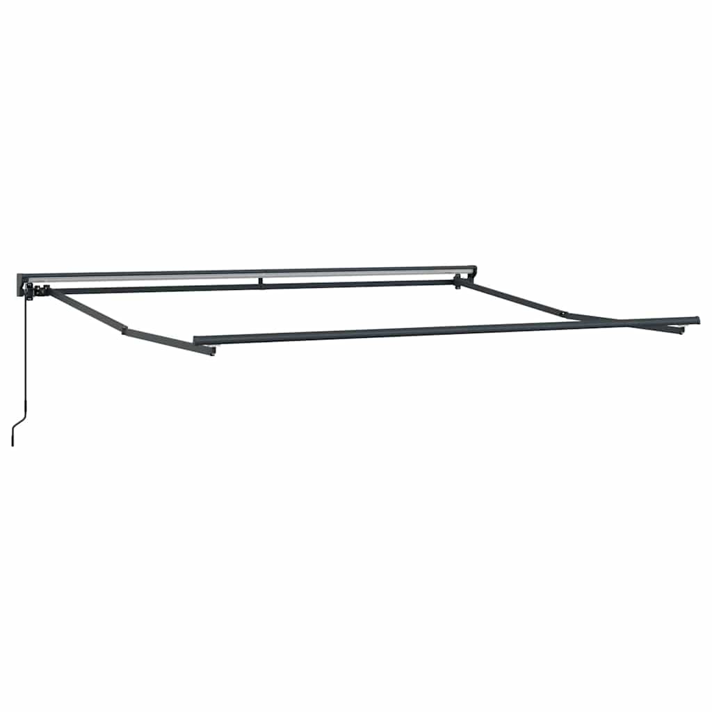 Cortina Retractabilă Portocalie și albă 350x250 cm țesătură GartenMobel Dekor