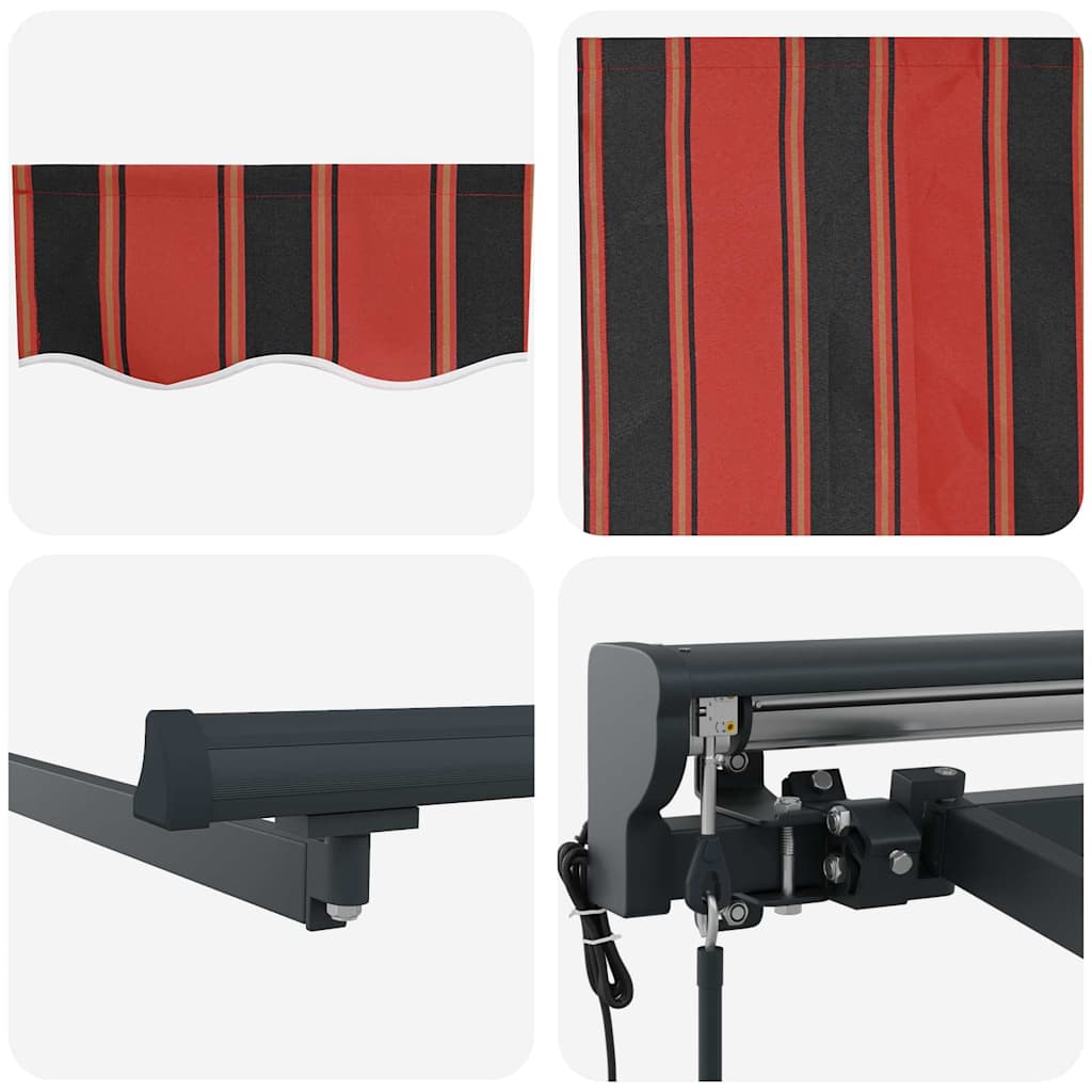 Cortina Retractabilă Portocalie și maro 350x250 cm țesătură GartenMobel Dekor