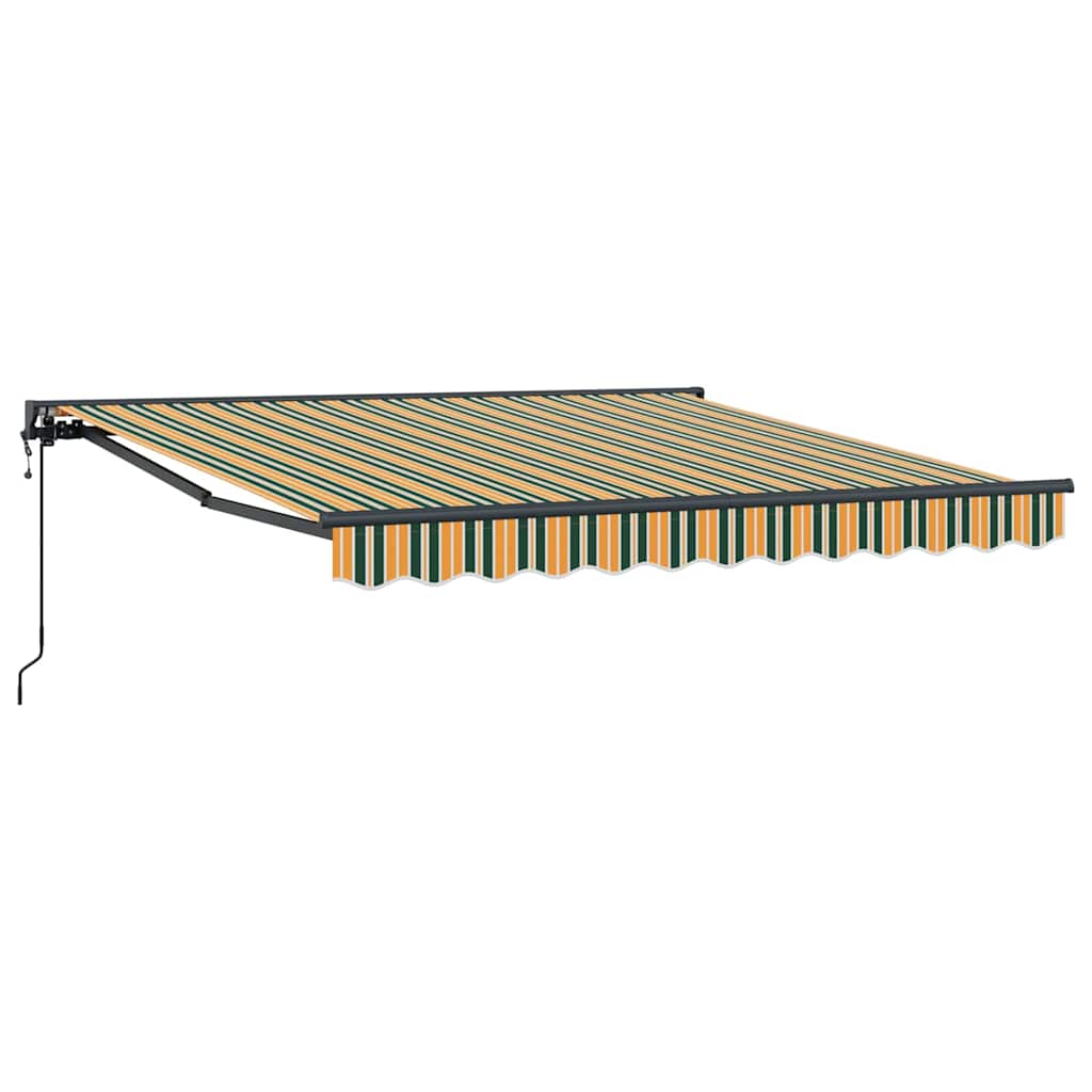Cortina Retractabilă Verde și galben 300x250 cm țesătură GartenMobel Dekor
