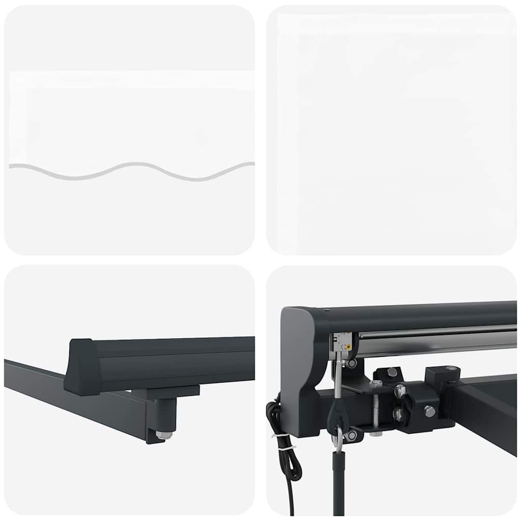 Cortina Retractabilă Alb 400x300 cm țesătură GartenMobel Dekor