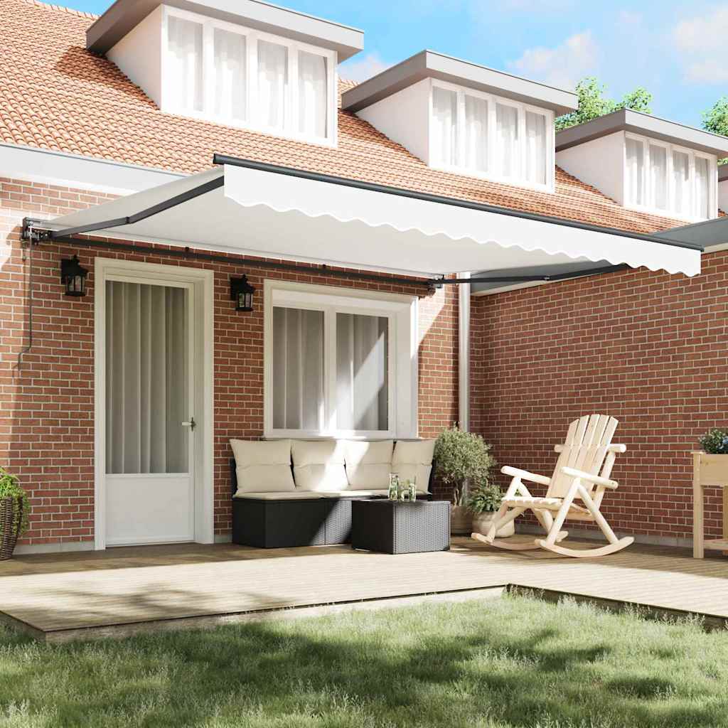 Cortina Retractabilă Alb 400x300 cm țesătură GartenMobel Dekor