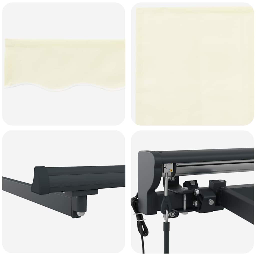 Cortina Retractabilă Crem 400x300 cm țesătură GartenMobel Dekor