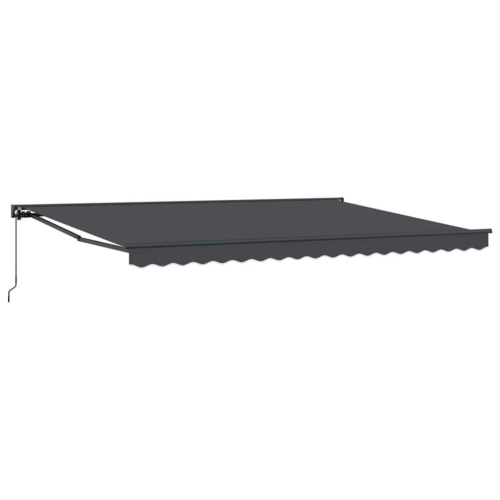 Cortina Retractabilă Manual Antracit 450x300 cm țesătură GartenMobel Dekor