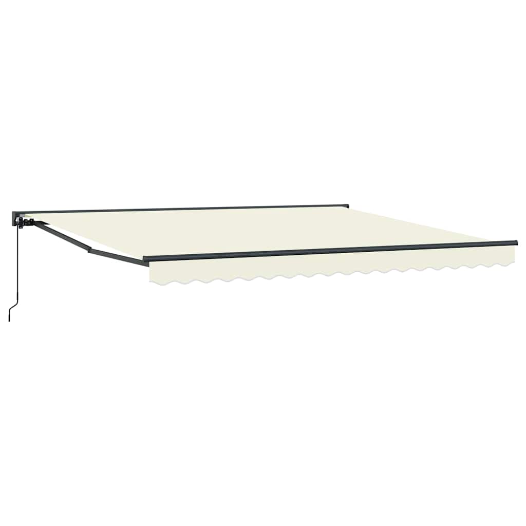 Cortina Retractabilă Manual Crem 400x300 cm țesătură GartenMobel Dekor