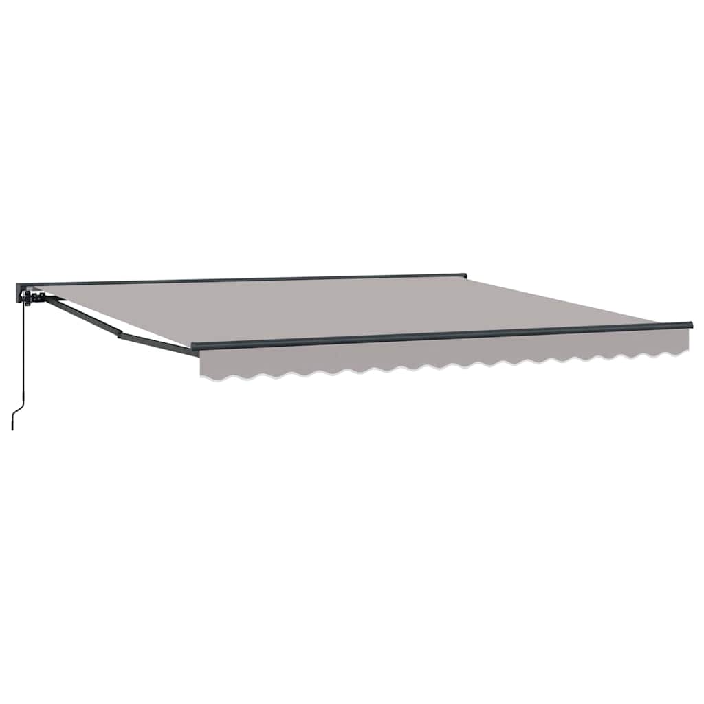 Cortina Retractabilă Manual Gri deschis 400x300 cm țesătură GartenMobel Dekor