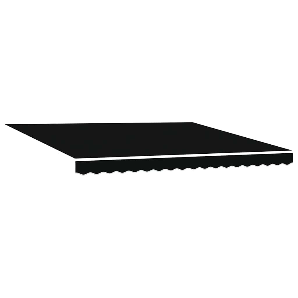Cortina Retractabilă Manual Negru 400x300 cm țesătură GartenMobel Dekor