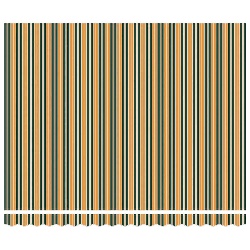 Cortina Retractabilă Manual Verde și galben 400x300 cm țesătură GartenMobel Dekor