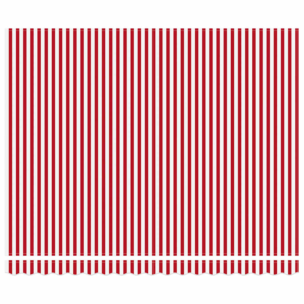 Cortina Retractabilă Stripe Roșu și Alb 400x300 cm țesătură GartenMobel Dekor