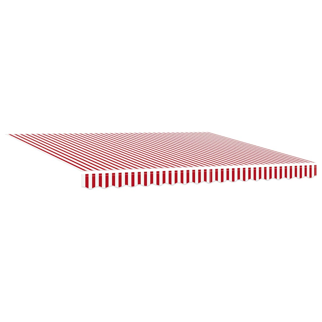 Cortina Retractabilă Stripe Roșu și Alb 400x300 cm țesătură GartenMobel Dekor