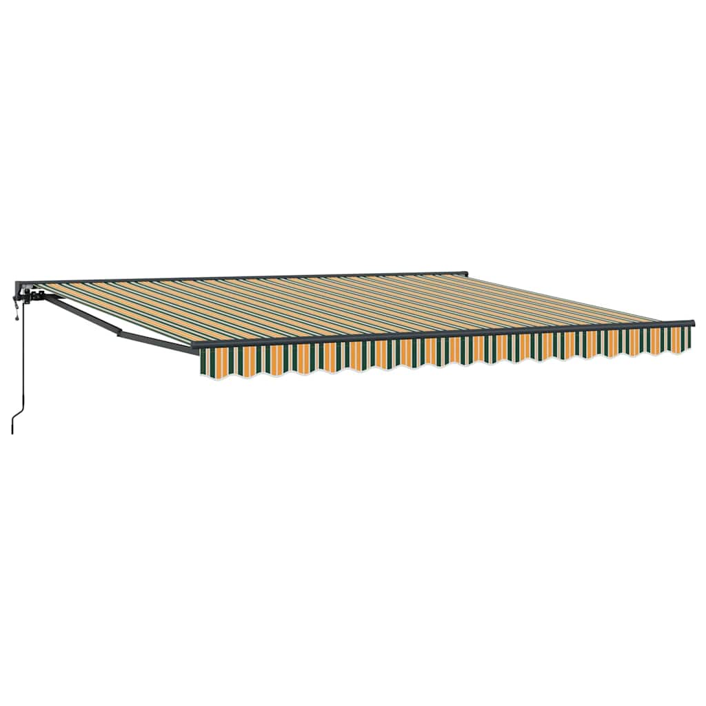 Cortina Retractabilă Verde și galben 400x300 cm țesătură GartenMobel Dekor