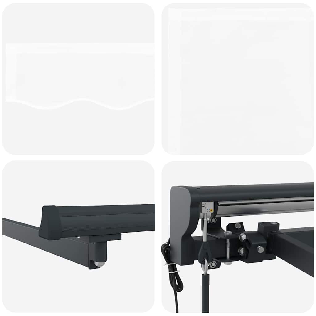 Cortina Retractabilă Alb 450x300 cm țesătură GartenMobel Dekor