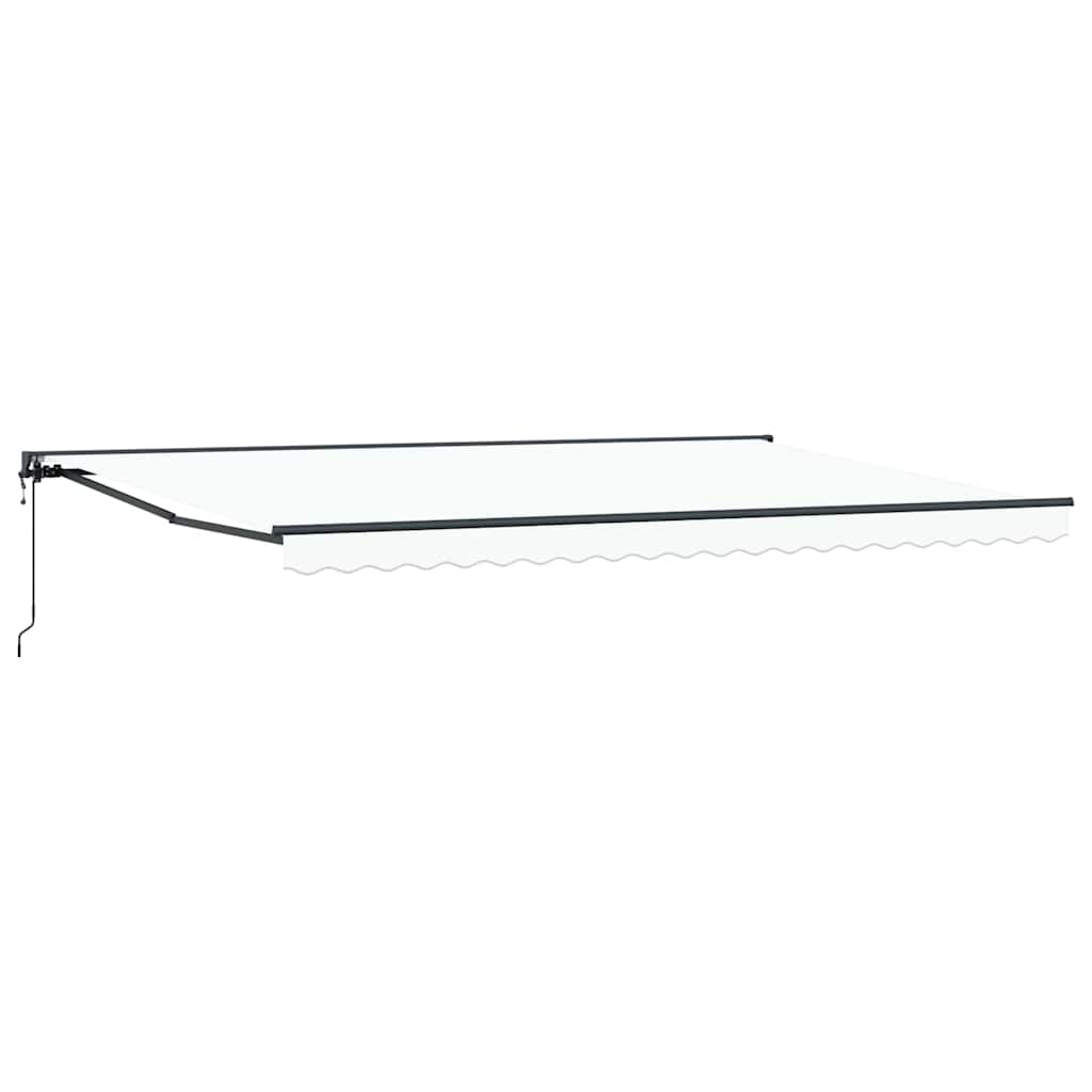 Cortina Retractabilă Alb 500x300 cm țesătură GartenMobel Dekor