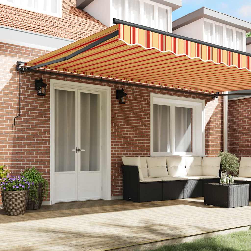 Cortina Retractabilă Galben și portocalie 500x300 cm țesătură GartenMobel Dekor
