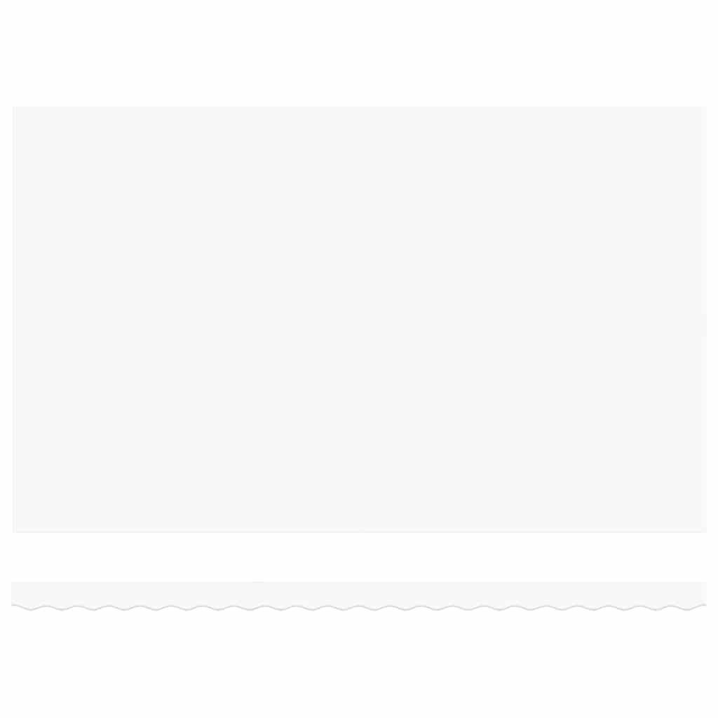 Cortina Retractabilă Manual Alb 500x300 cm țesătură GartenMobel Dekor