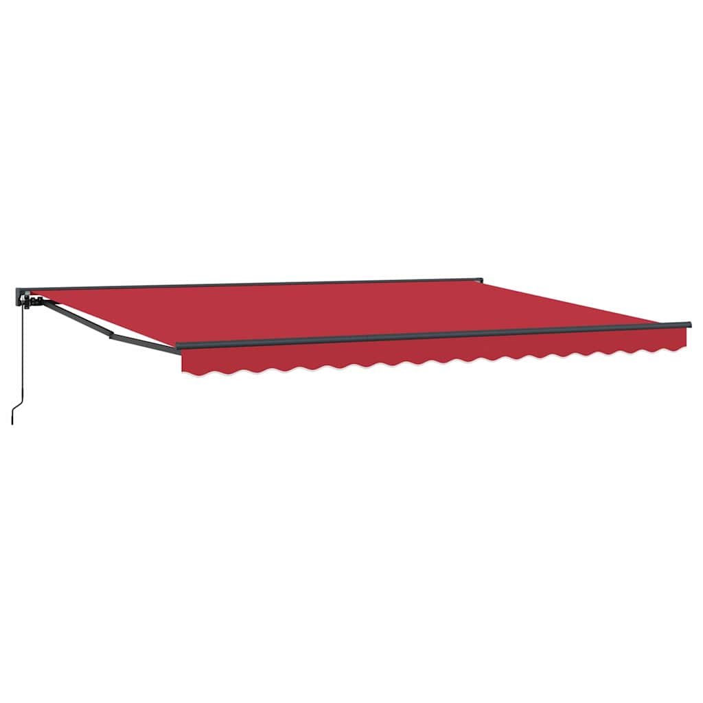 Cortina Retractabilă Manual Roșu 450x300 cm țesătură GartenMobel Dekor