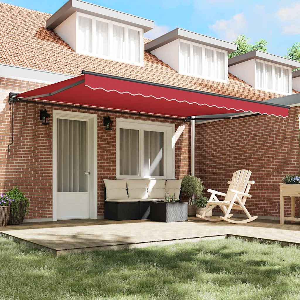 Cortina Retractabilă Roșu 450x300 cm țesătură GartenMobel Dekor