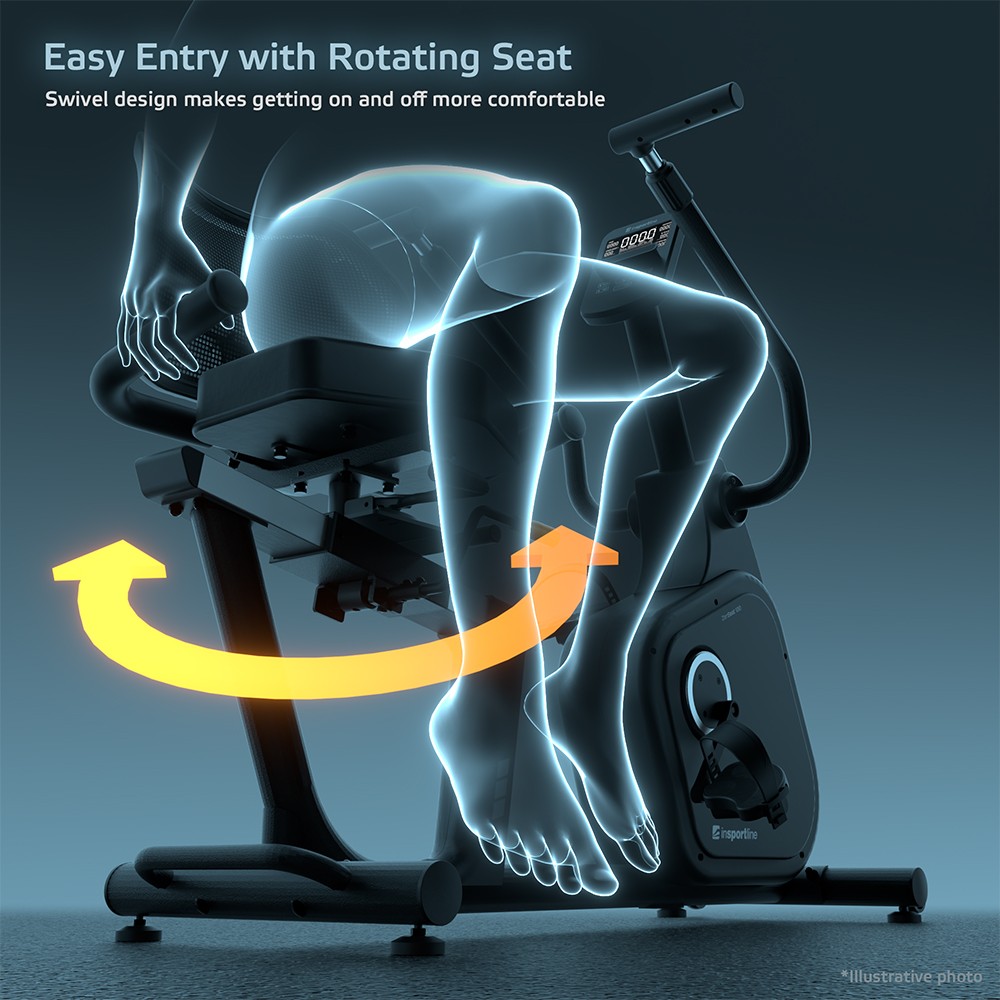 Bicicleta recumbent inSPORTline ZenSeat 100 FitLine Training