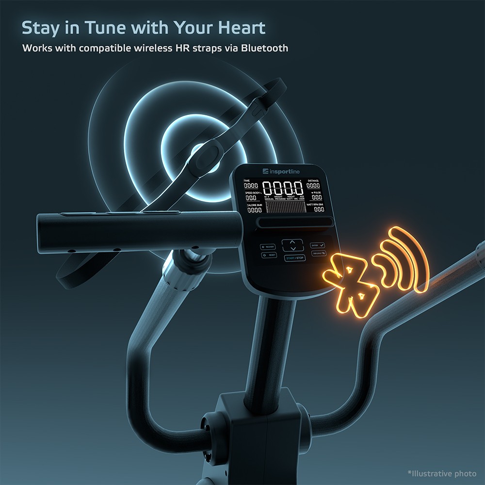 Bicicleta recumbent inSPORTline ZenSeat 100 FitLine Training