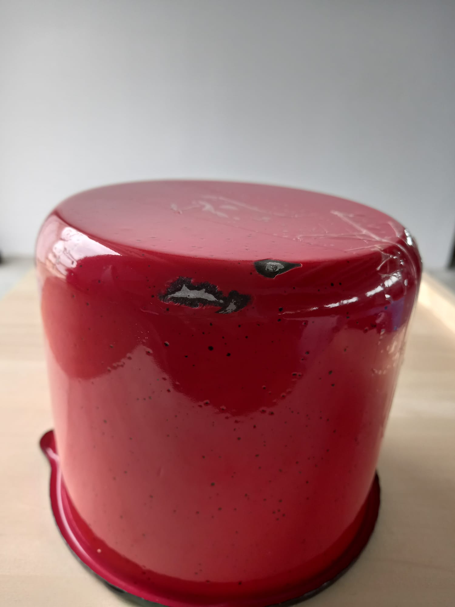 Ibric cilindric emailat 1.5 L Resigilat Handy KitchenServ