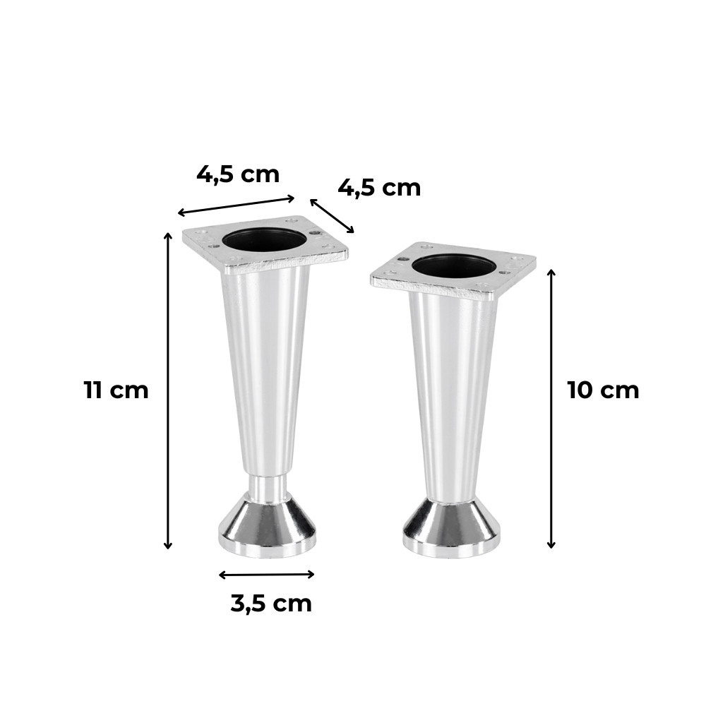 Leziter Picioare de mobilă Bianca Mobalis Homvera