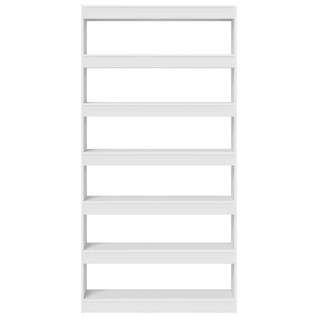 Dulap pentru cărți Alb Lemn compozit GartenMobel Dekor