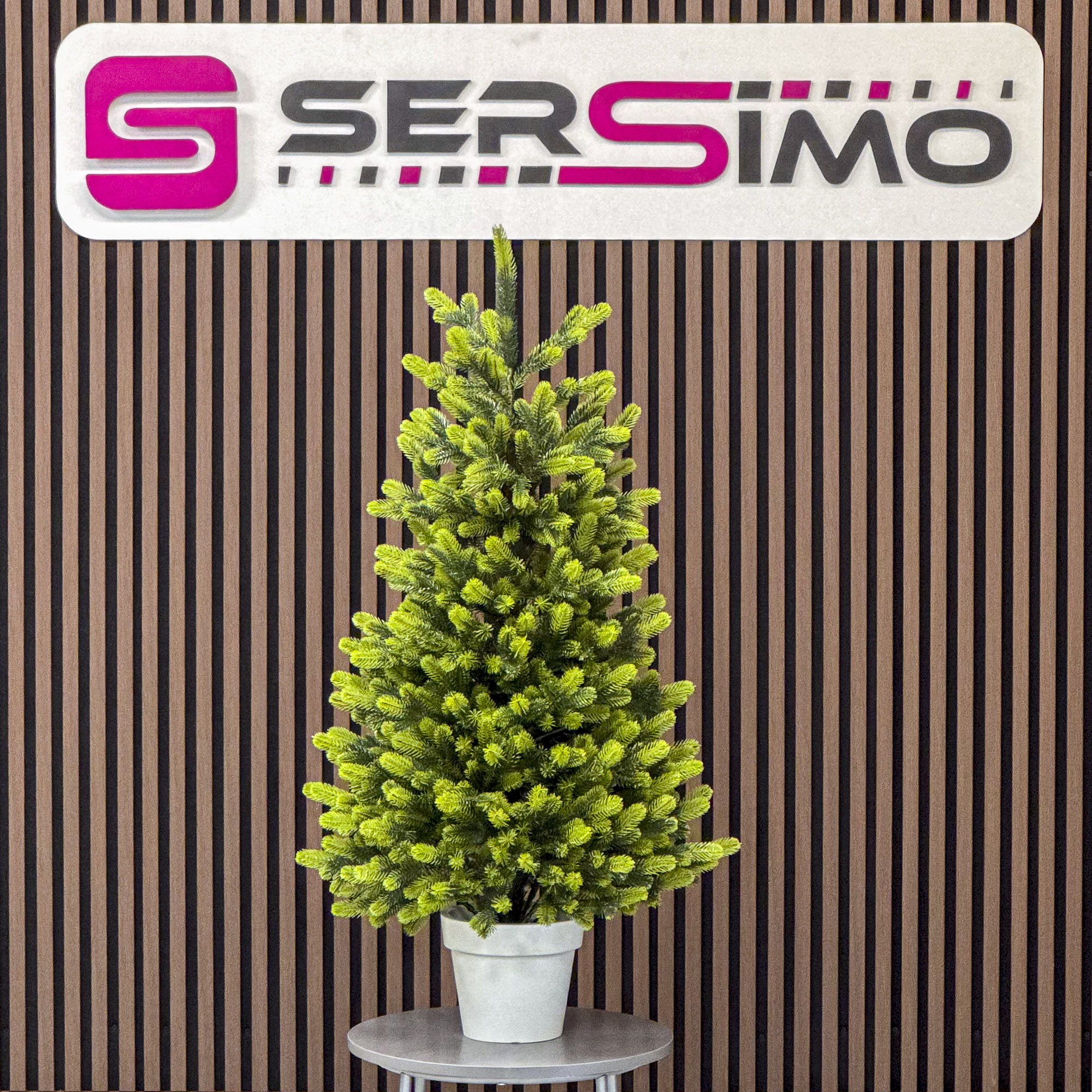 Brad artificial Christmas Deluxe by Sersimo, Viena Elite Spring in ghiveci, 3D, 110 cm Household NewTrend