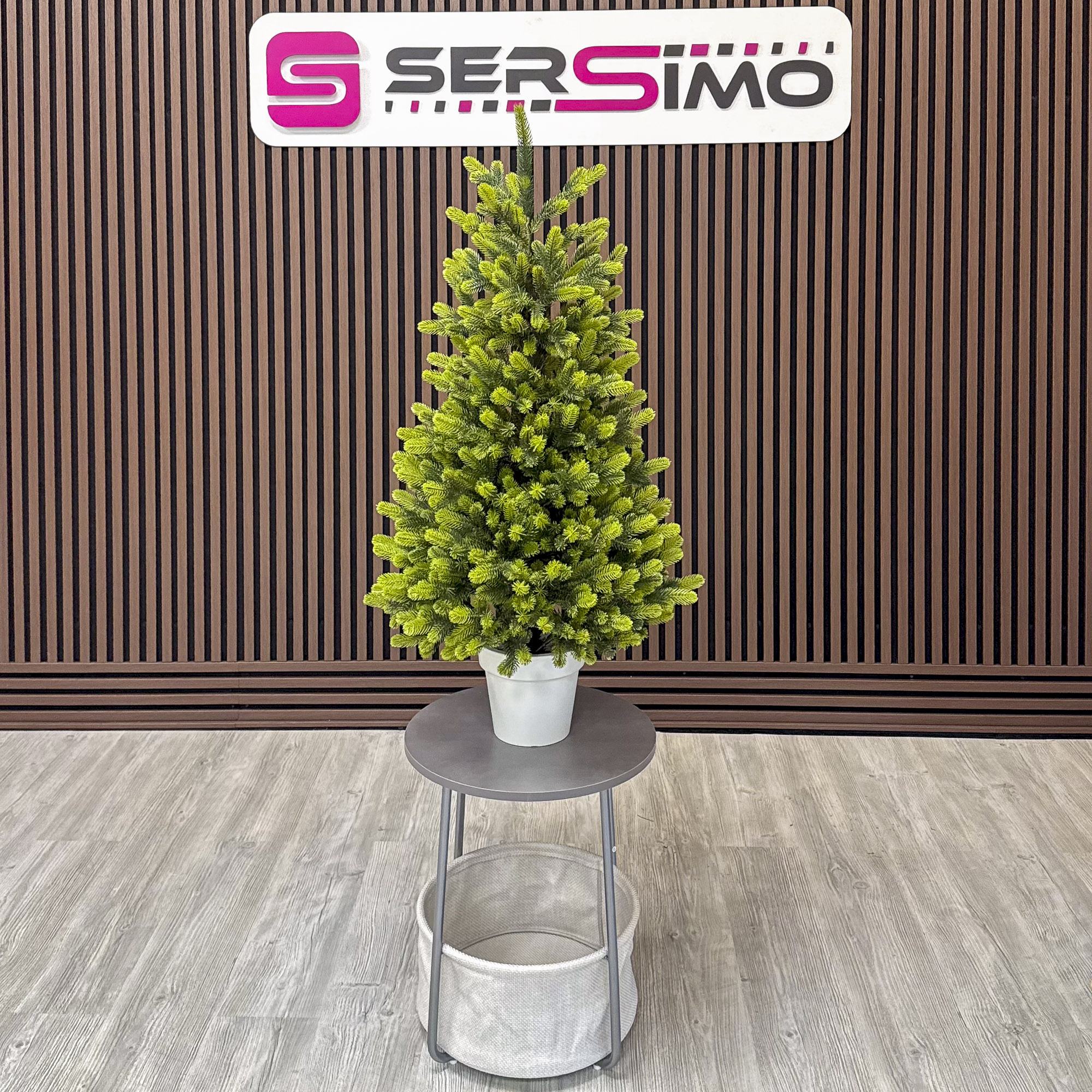 Brad artificial Christmas Deluxe by Sersimo, Viena Elite Spring in ghiveci, 3D, 110 cm Household NewTrend