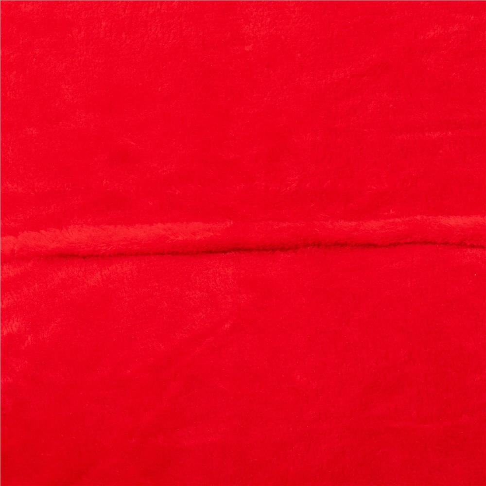 Hanorac tip patura oversize din fleece moale, cu gluga si buzunar mare, rosu Household NewTrend