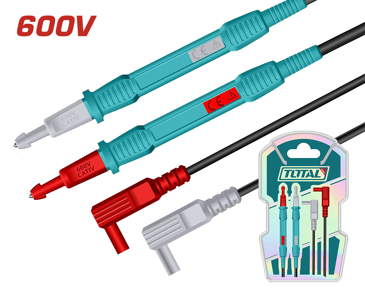 TOTAL - CABLURI PENTRU MULTIMETRU - 100CM PowerTool TopQuality