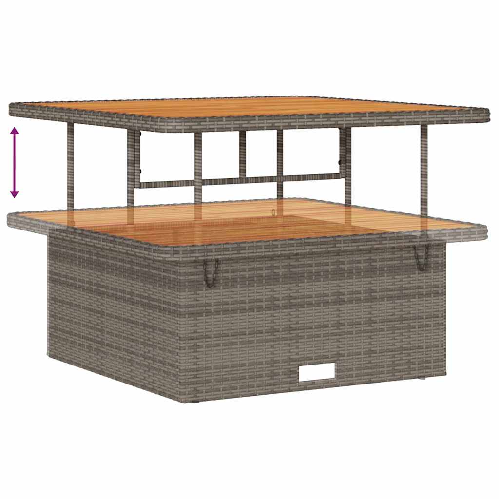 Set de canapele pentru grădină 12 pcs Gri 100 x 100 x 71 cm GartenMobel Dekor