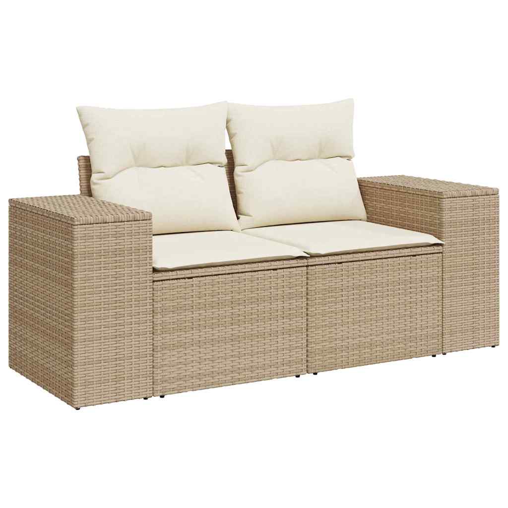Set de canapele pentru grădină cu pernă 9 pcs Bej și crem GartenMobel Dekor