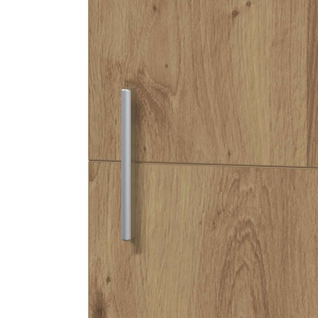 Bufet stejar artizanal 50 x 42.5 x 185 cm Lemn compozit GartenMobel Dekor