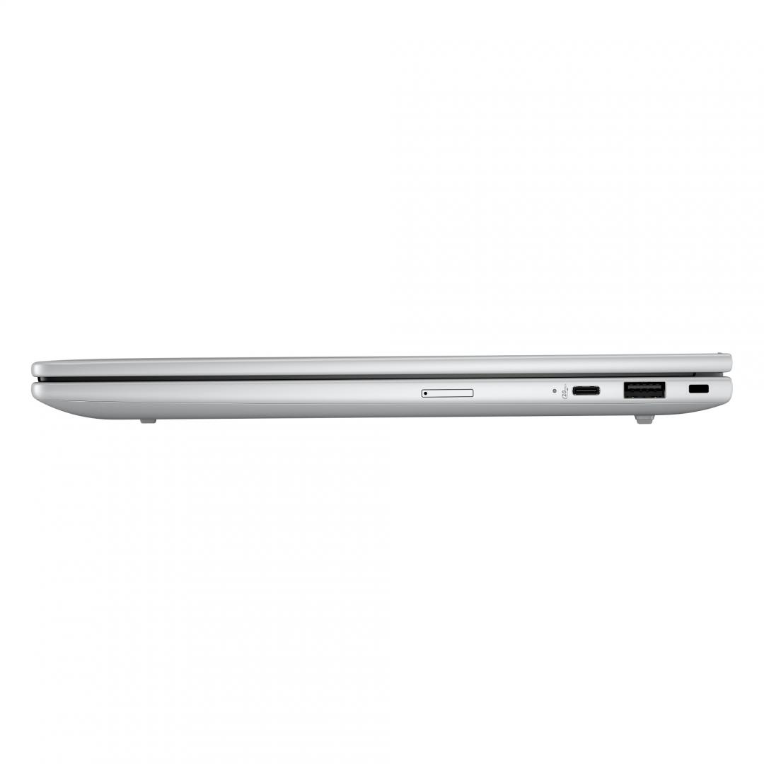 Laptop HP EliteBook 8 G1i cu procesor Intel Core U7-255U 12-Core (2GHz, up to 5.2GHz, 12MB) 12 TOPS, 13.3 inch WUXGA, 32GB LPDDR5X, SSD 1TB PCIe NVMe, Intel Graphics, Windows 11 Pro 64bit, Silver, 3yw Offsite NewTechnology Media