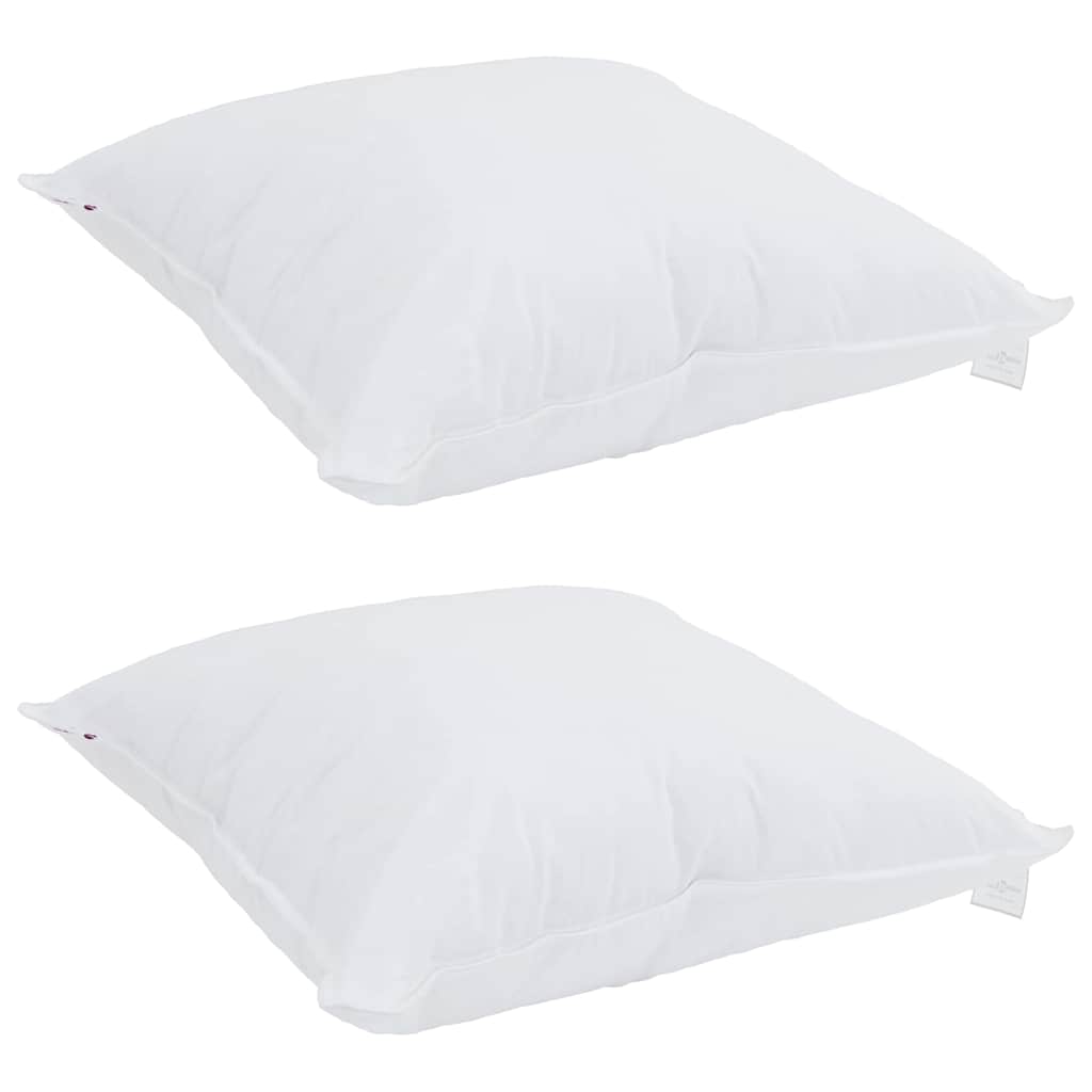Duvet cu perne cu pernă 3 pcs Alb Microfibră și puf de pasăre GartenMobel Dekor