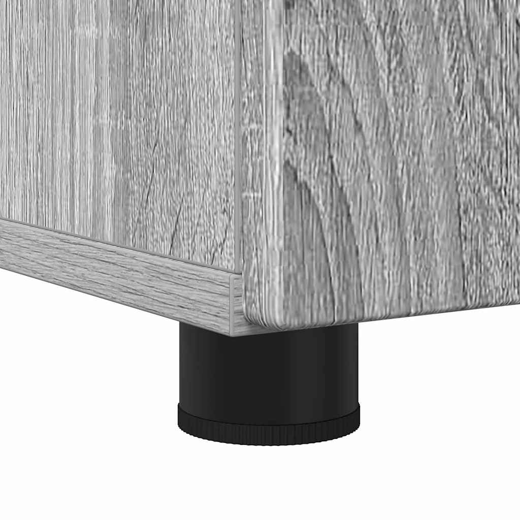 Set de mobilier pentru baie 3 pcs sonoma gri 76.5 x 35 x 64 cm GartenMobel Dekor