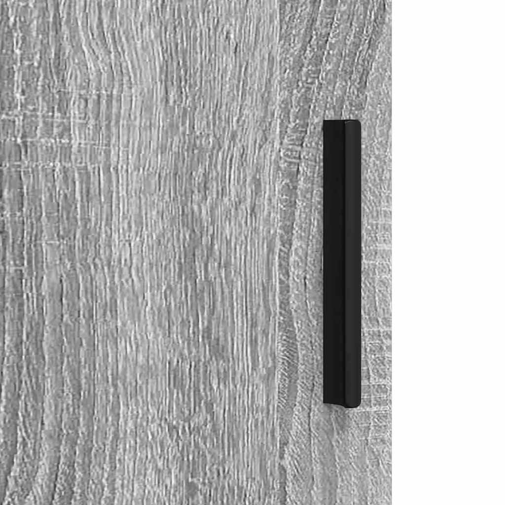 Set de mobilier pentru baie 3 pcs sonoma gri 76.5 x 35 x 64 cm GartenMobel Dekor