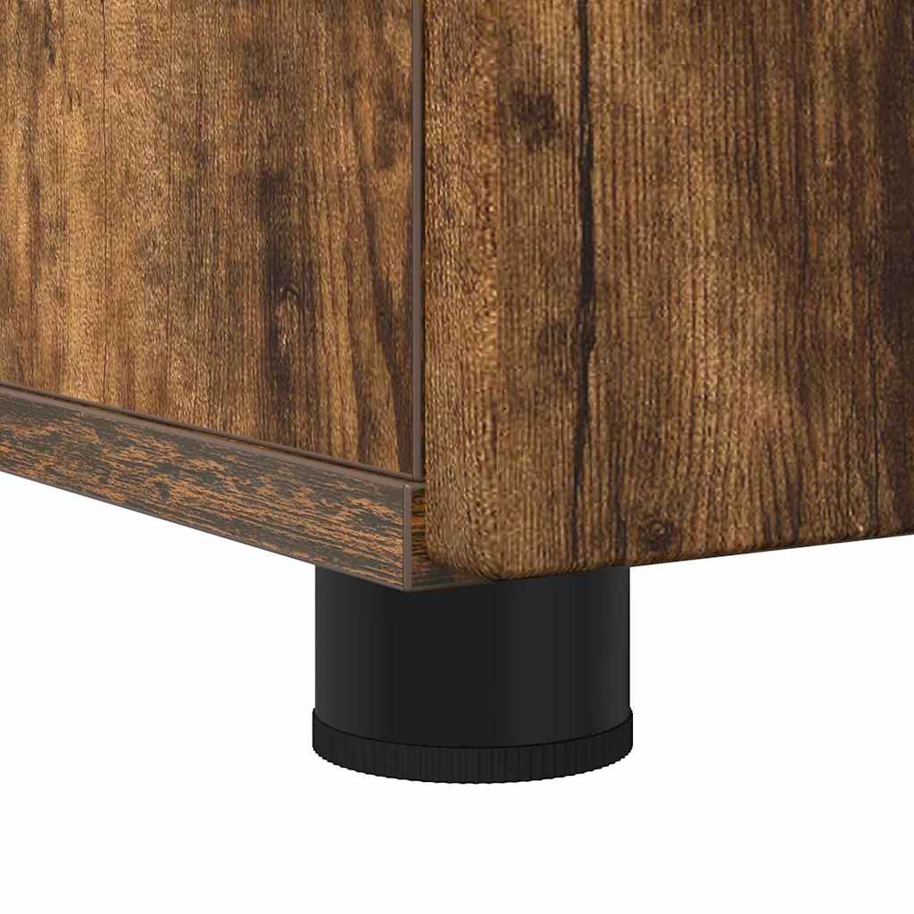 Set de mobilier pentru baie cu sertar 3 pcs Stejar afumat GartenMobel Dekor