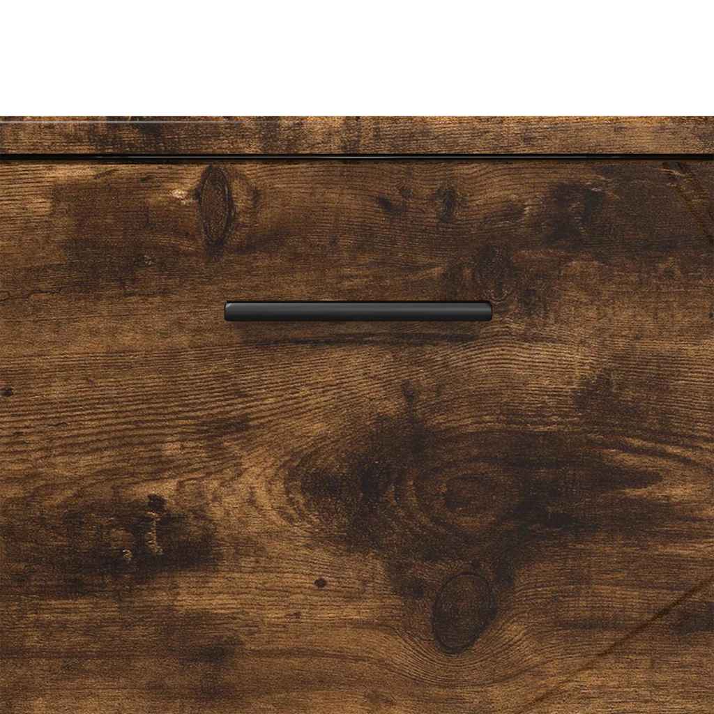 Set de mobilier pentru baie cu sertar 3 pcs Stejar afumat GartenMobel Dekor