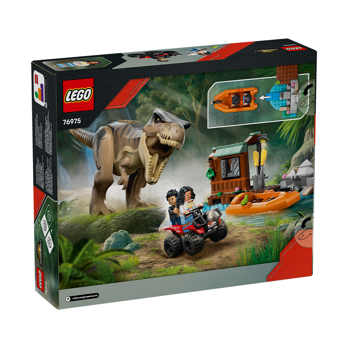 LEGO Evadare pe rau din calea unui T. rex Quality Brand