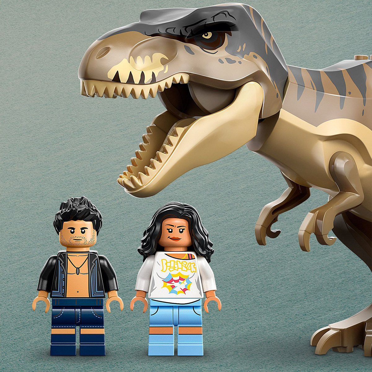 LEGO Evadare pe rau din calea unui T. rex Quality Brand
