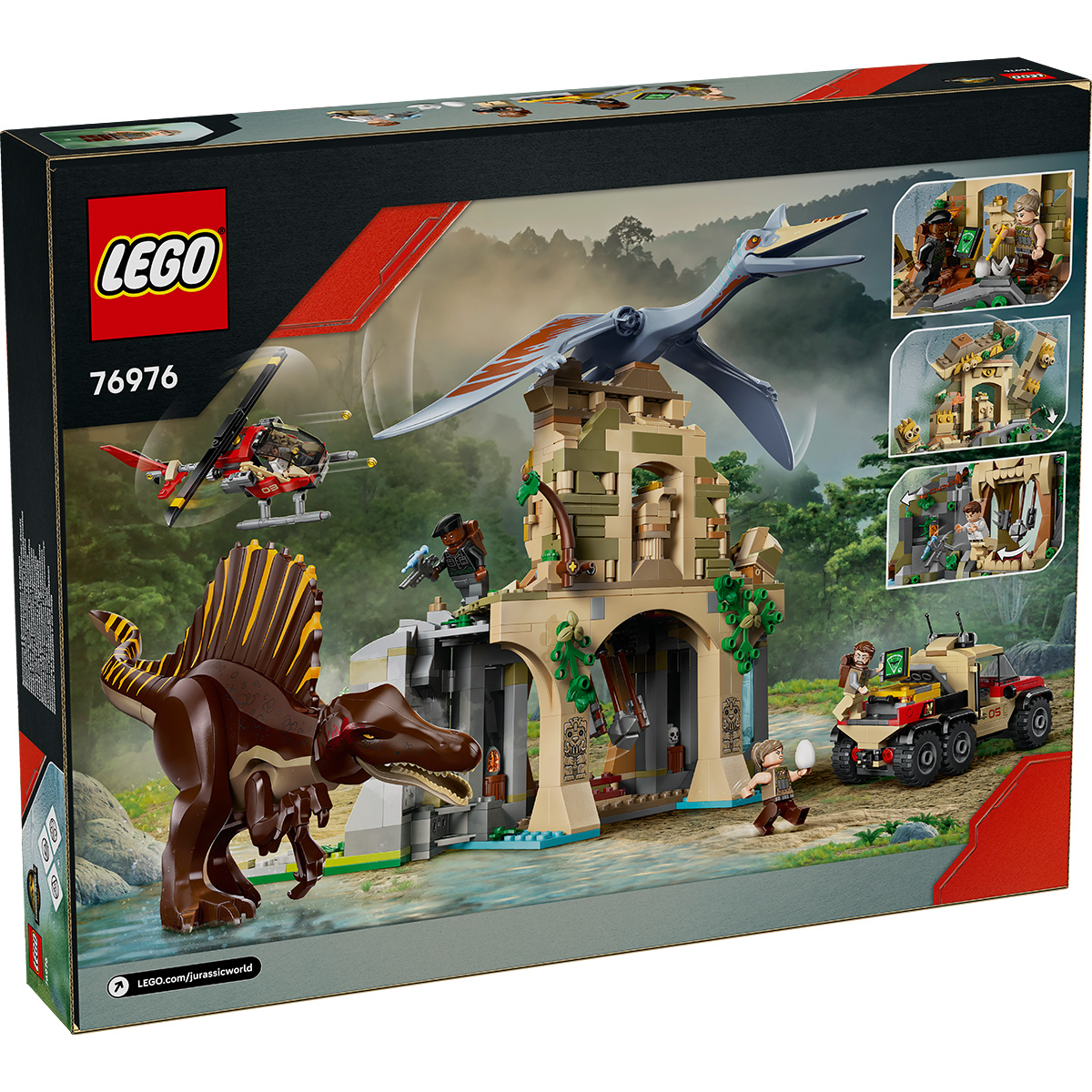 LEGO Misiune aeriana cu Spinosaurus si Quetzalcoatlus Quality Brand