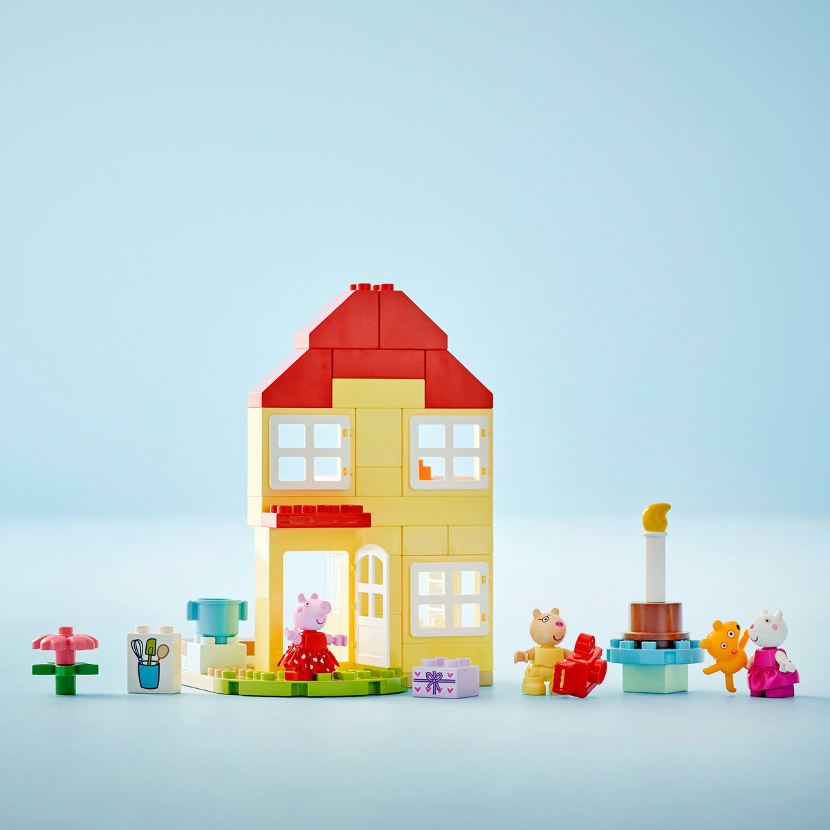 LEGO Purcelusa Peppa si casa aniversara Quality Brand