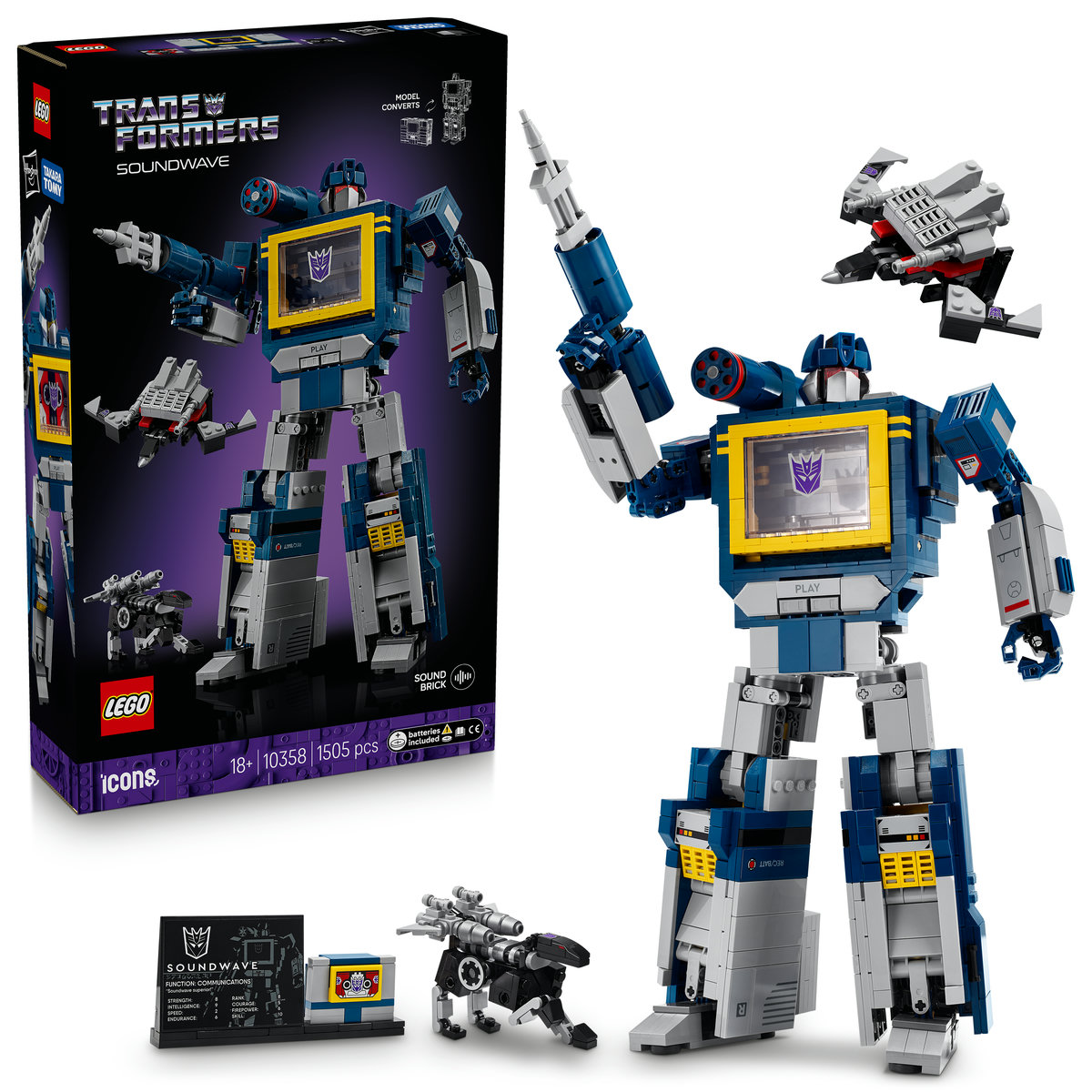 LEGO Transformers: Soundwave Quality Brand