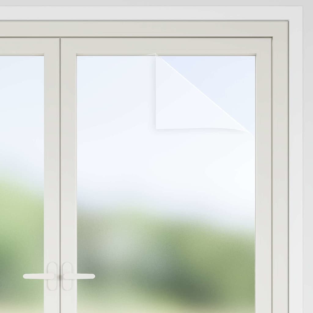 Folie pentru feronerie autoadezivă Alb Fros 90 x 1000 cm PVC GartenMobel Dekor