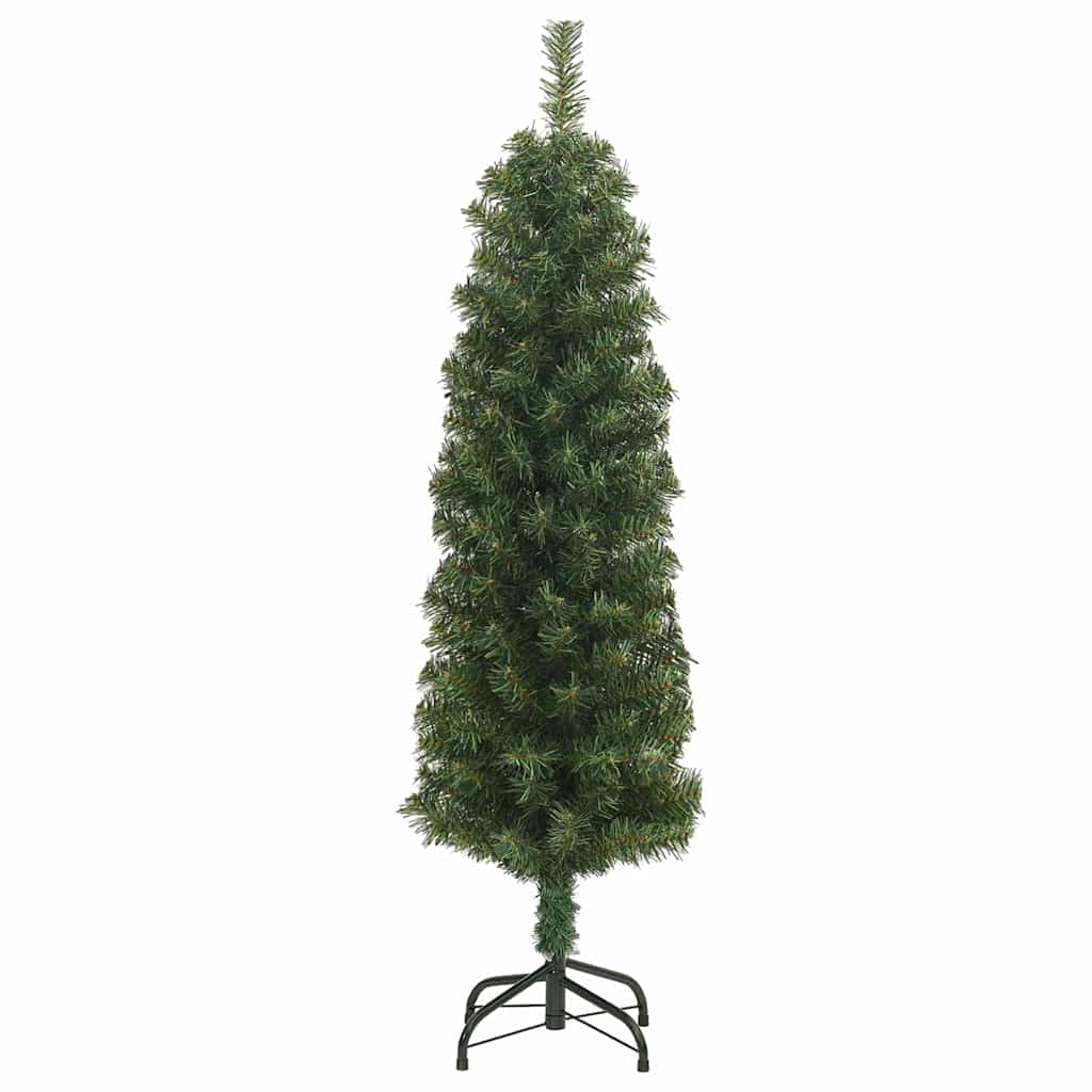 Brad de Crăciun artificial Verde 120 cm PVC și oțel și plastic GartenMobel Dekor