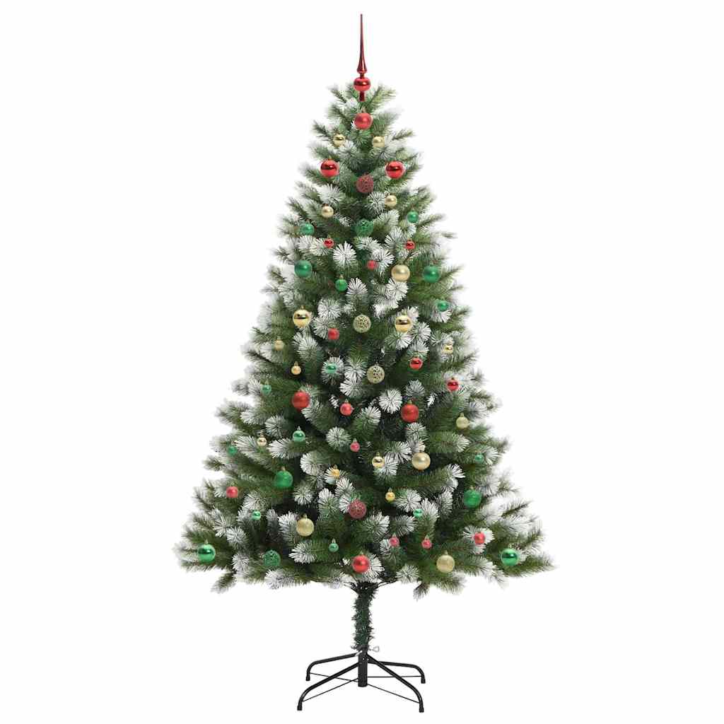 Brad de Crăciun artificial cu articulații și zăpadă înghețată GartenMobel Dekor