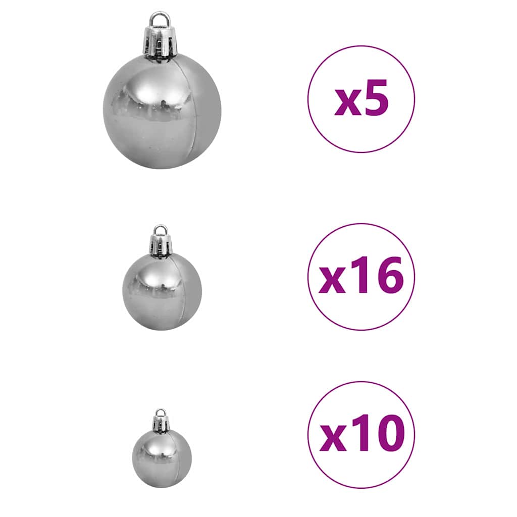 Brad de Crăciun artificial Verde 180 cm PVC și Oțel și Plastic GartenMobel Dekor